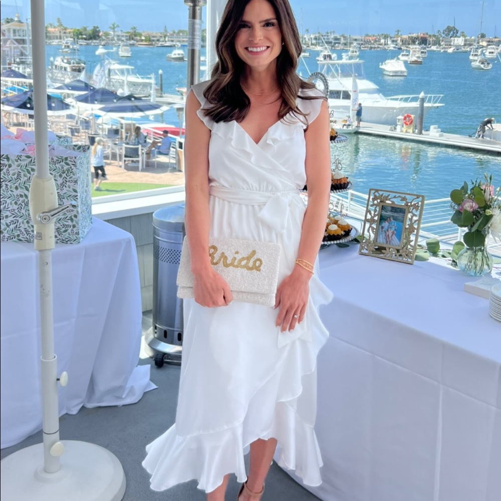 Show me your mumu- Samantha Ruffle Wrap Dress